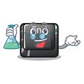 Professor button end in the shape character Royalty Free Stock Photo