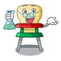 Professor cartoon baby highchair for kids feeding