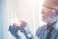 Professor chemical scientist research new medical Royalty Free Stock Photo
