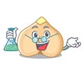 Professor chickpeas character cartoon style Royalty Free Stock Photo