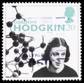 Professor Dorothy Hodgkin scientist, Europa C.E.P.T. 1996 - Famous Women serie, circa 1996