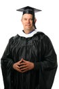 Professor with welcoming gesture Royalty Free Stock Photo