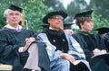 Professors observing the graduation ceremony