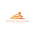 Proffesional architecture logo building modern Royalty Free Stock Photo