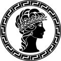 Profile of ancient woman Royalty Free Stock Photo