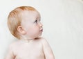 Profile of a Baby Boy Royalty Free Stock Photo