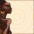 Profile Of Beautiful African Woman