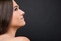 Profile of beauty woman with healthy skin Royalty Free Stock Photo