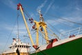 Profile of a big Dutch fishing cutter