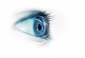 blue eye close-up Royalty Free Stock Photo