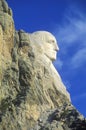 Profile of George Washington, Mount Rushmore National Monument Near Rapid City, South Dakota Royalty Free Stock Photo