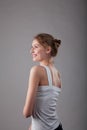 Profile girl Royalty Free Stock Photo