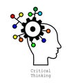 Symbol of Critical Thinking. Concept for Web, Mobile or Apps.