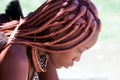 Profile of a Himba woman.