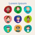 Profile Icon Avatar Image Group Casual People Big Crowd Diverse Ethnic Mix Race Banner
