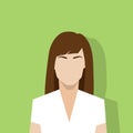 Profile icon female avatar woman portrait Royalty Free Stock Photo