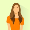 Profile Icon Female Avatar Woman Portrait Casual Royalty Free Stock Photo