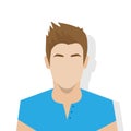 Profile icon male avatar portrait casual person Royalty Free Stock Photo
