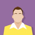 Profile icon male avatar portrait casual person Royalty Free Stock Photo