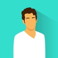 Profile icon male hispanic avatar portrait casual