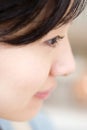 Profile of Japanese woman Royalty Free Stock Photo