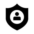 Profile privacy Isolated Vector icon which can easily modify or edit Royalty Free Stock Photo
