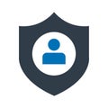 Profile privacy Isolated Vector icon which can easily modify or edit Royalty Free Stock Photo
