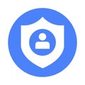 Profile privacy Isolated Vector icon which can easily modify or edit Royalty Free Stock Photo