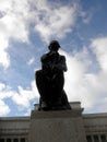 Profile of The Thinker by Rodin at the Legion of Honor