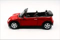 Profile view of the mini cooper cabrio Royalty Free Stock Photo