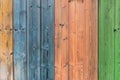 profiled timber wall Royalty Free Stock Photo