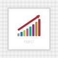 Profit chart4 Royalty Free Stock Photo