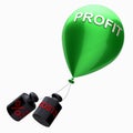 Profit and costs Royalty Free Stock Photo