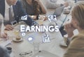 Profit Earnings Income Financial Economy Proceeds Concept Royalty Free Stock Photo