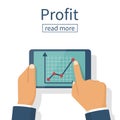 Profit growth, investment concept Royalty Free Stock Photo