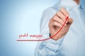 Profit margins Royalty Free Stock Photo