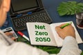 Profit from the Net Zero 2050 project, Ambitious plan to reduce pollution and reduce the greenhouse effect, Environmental concept