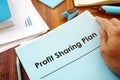 Profit Sharing Plan in the hands of a man