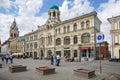 Profitable house at the former St. Nicholas Greek monastery. Moscow, Russia.