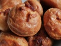 Profiteroles close-up. GougÃ¨res. Cook at home.