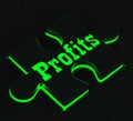 Profits Puzzle Showing Monetary Incomes