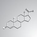 Progesterone chemical formula