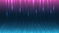 Program code. Computer background of numbers. Flying data illustration. Analytics, sorting, structuring, transferring information Royalty Free Stock Photo
