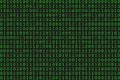 Program datum background. Green programming binary coding. Matrix Royalty Free Stock Photo