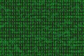 Program datum background. Green programming binary coding. Matrix Royalty Free Stock Photo