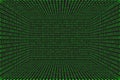 Program datum 3d background. Green programming binary coding. Matrix vector