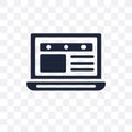 Program Interface transparent icon. Program Interface symbol design from Programming collection.