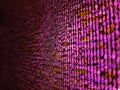 Programing workflow abstract algorithm concept. Database bits access stream visualisation. Programmer working in a software
