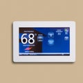 Programmable electronic thermostat,