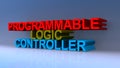 Programmable logic controller on blue